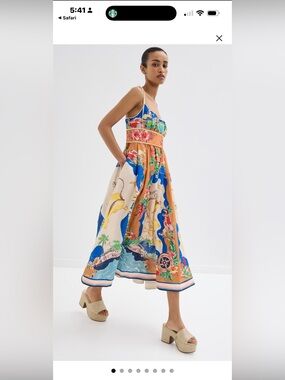 zimmermann crush denim corset dress Zimmermann Crush Denim Corset Dress in Night Sky